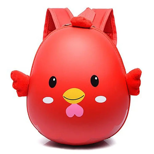 Chick backpack for kids, Cherry Red